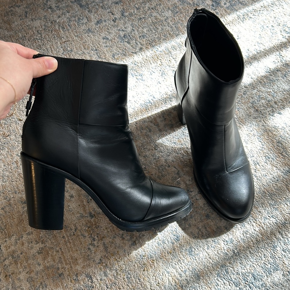 Rag and Bone black leather boots Brand New!